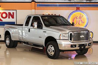 2006 ford super duty f-350 drw lariat 4x4, turbo diesel, leather, bed liner,