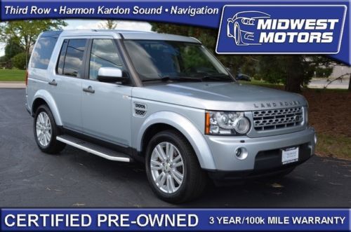 2011 land rover lr4 hse certified navigation rear camera 3rd row seat 12 13
