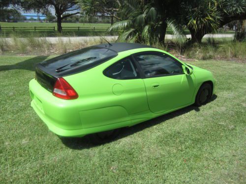 2001 honda insight gas saver automatic mat green with black top no reserve