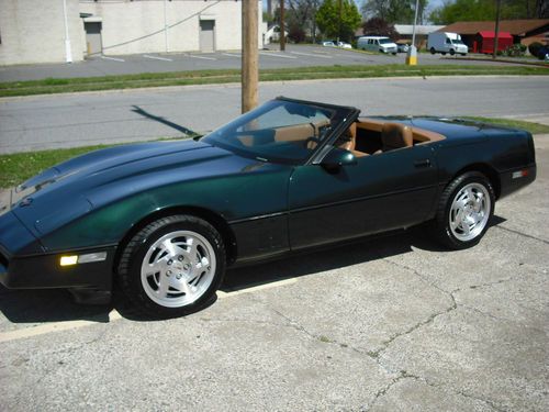 Corvette 1990 convertable polo green