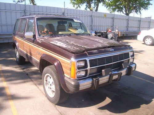 1989 Jeep wagoneer limited 4wd #1