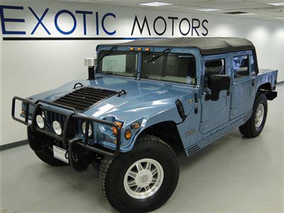 2001 am general hummer h1! 4x4! turbo diesel! only 21k miles! removable top! cd