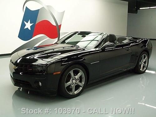 2013 chevy camaro 2lt convertible rs hud htd seats 15k texas direct auto