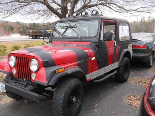 1986 jeep/amc cj7 last year of cj! low miles, auto+6cly! tons done!!cheap jeep!