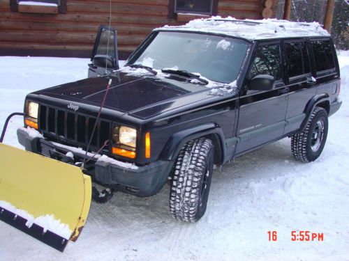 2000 jeep cherokee with plow