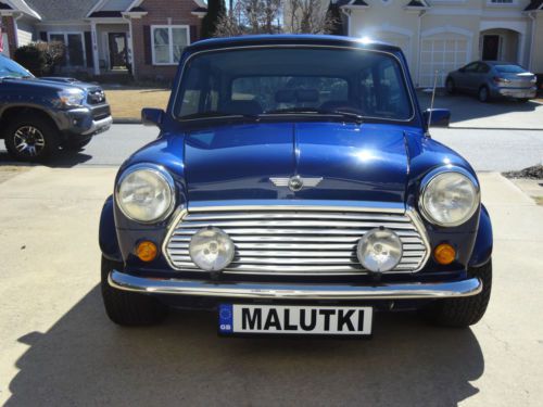 1978 classic morris mini , blue star mini  in great condition only 20k miles
