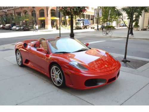 08 f430 spider red/ tan f1  contact chris @ 630-624-3600