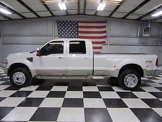 White crew cab 6.4 power stroke new tires financing leather htd nav sunroof nice