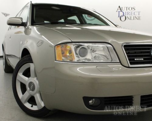 We finance 04 a6 avant wgn 3.0l quattro awd premium 1 owner heated leather seats