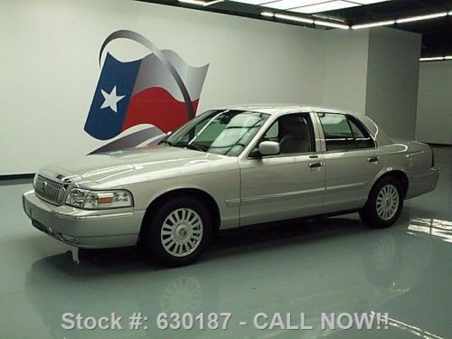 2008 mercury grand marquis ls leather one owner 34k mi texas direct auto