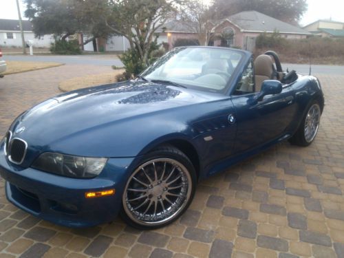 2001 bmw z3 roadster convertible 2-door 3.0i automatic with m sport upgrades