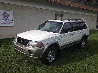 2002 montero sport 4wd loaded xls premium stereo power moonroof low miles mint