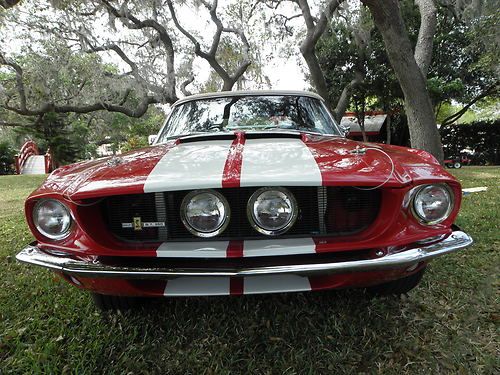 1967 shelby mustang convertible clone, candy apple red, beauty