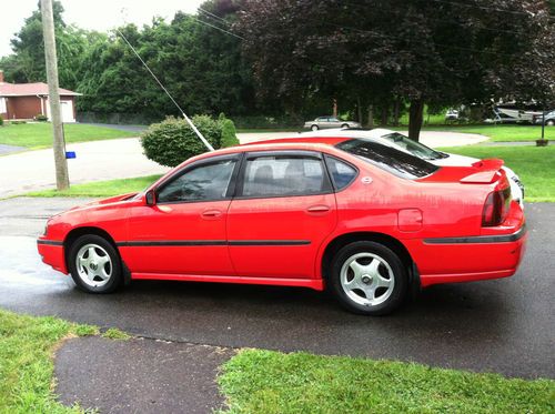 2000 chev impala ls red with gray int auto all power options low reserve