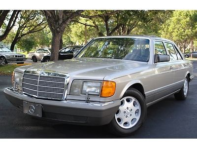 90 mercedes sel560, 5.6l v8, just 2 owners, pwr rear seat, awesome, no reserve.