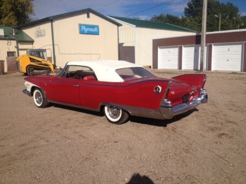 1960 plymout sport fury convertible