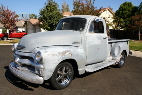 1955 chevrolet pickup-1st series-454 big block- video-hot rod-1954-1953-1952