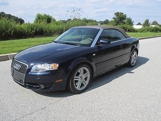 Audi a4 cabriolet convertible turbo leather heated seats low miles clean car