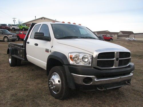 2008 dodge ram 5500 cab and chassis 2wd bradford built bed manual will trade
