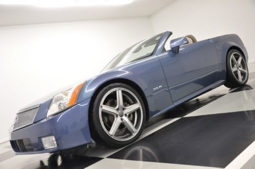 Cadillac dlr navigation heated pwr convertible 2005 blue xlr 06 07 for sale