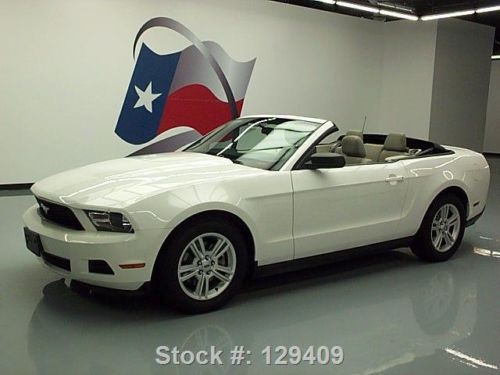 2011 ford mustang convertible v6 auto alloy wheels 45k texas direct auto