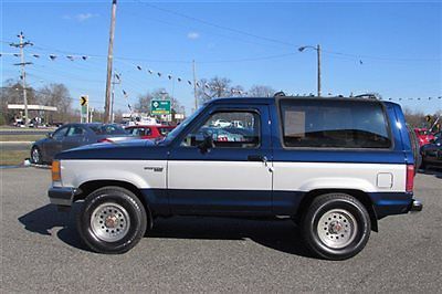 1989 ford bronco ii xlt gorgeous must see runs great! no reserve very rare
