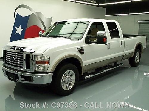 2008 ford f-250 lariat diesel crew long bed tow 51k mi texas direct auto