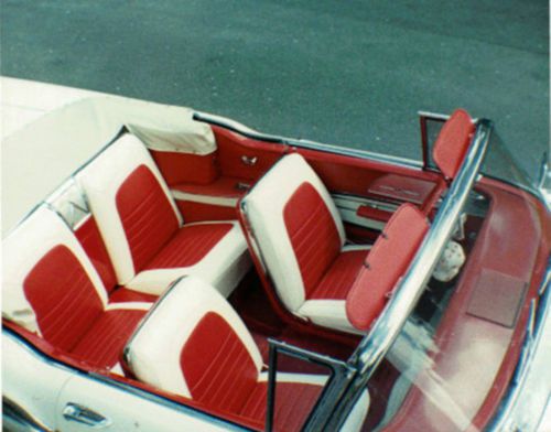 1958 pontiac bonneville convertible, bucket seats, manual transmission restored