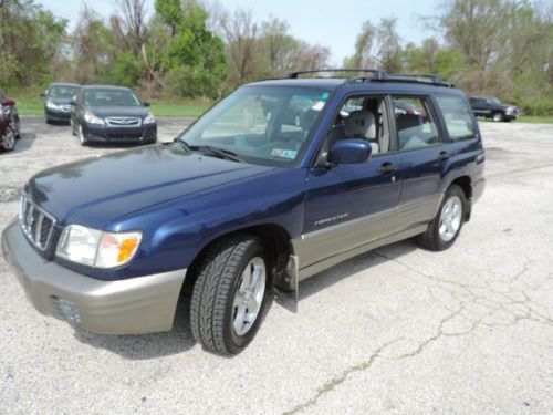 2002 subaru forester s, no reserve, looks and runs great, ice cold air