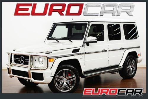 Mercedes g63 amg, white with black and white stitching, highly optioned