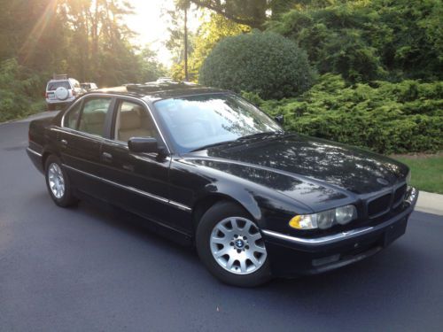 2001 black bmw 740i - great condition!