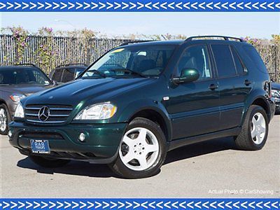 2001 ml55 amg: offered by authorized mercedes-benz dealer, inspected, clean, 44k
