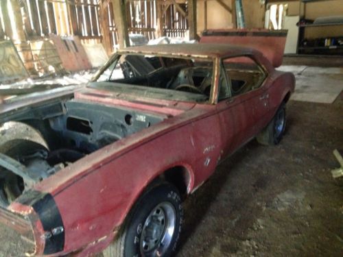 1967 chevy camaro rs ss - real barn find- comes with parts