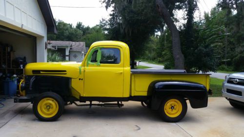 1949 ford f1 pickup-clear title-rebuilt engine-no reserve!