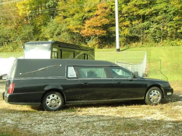 Cadillac deville funeral coach