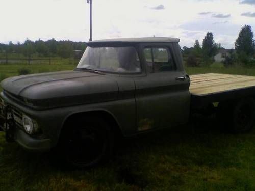 Great antique 1962 c30 chevy flat bed dully