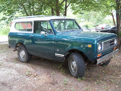 Scout,2 door full size very good condition 1978 model. half top included.