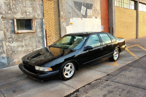 1996 impala ss, z06 ls6 swap, custom black pro touring hotrod
