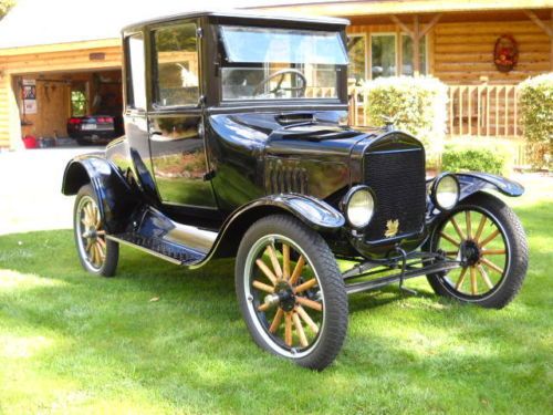1923 ford model &#034;t&#034; doctor&#039;s coupe restored rat rod 20 21 22 high gloss black