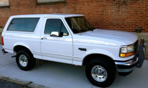 1993 ford bronco xlt 4x4 &#034;only 92k&#034;  absolutely stunning &#034;california bronco&#034;