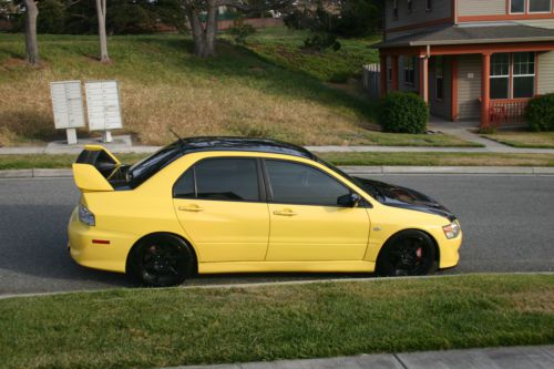 2005 mitsubishi lancer evolution rs sedan 4-door 2.0l viii  evo 8 yellow used