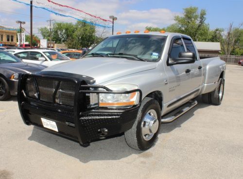 5.9l i6 diesel slt big horn drw dually power seat tow grill guard running boards