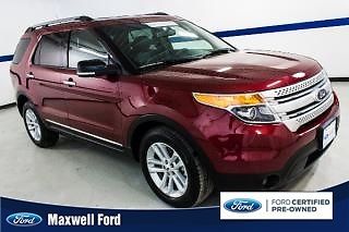 13 ford explorer xlt leather seats, sync, 1 owner, certified preowned!
