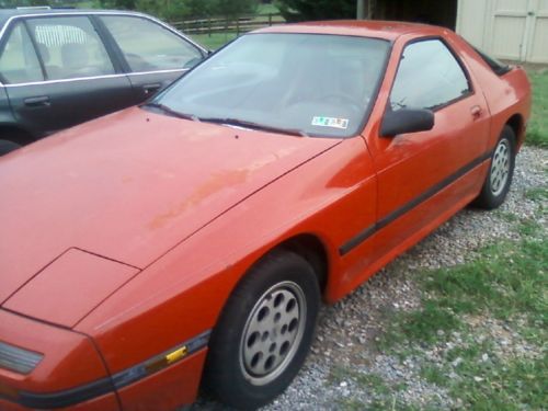 1986 mazda rx-7 gxl coupe 2-door 1.3l bridge-ported engine only run a few times