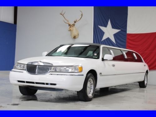 1998 lincoln town car personal limousine only 81k miles 8 passenger limo