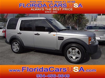 2006 landrover lr3 awd 3rd row florida luxury carfax certified low miles