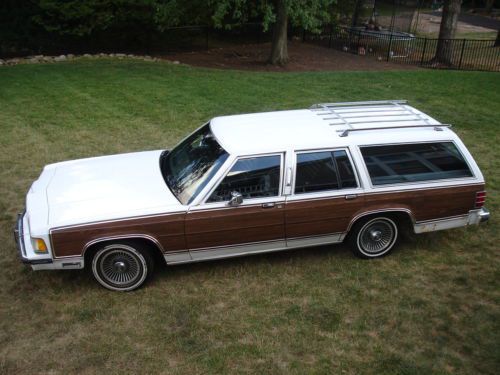 1988 mercury grand marquis ls colony park 10 passenger wagon with nice leather