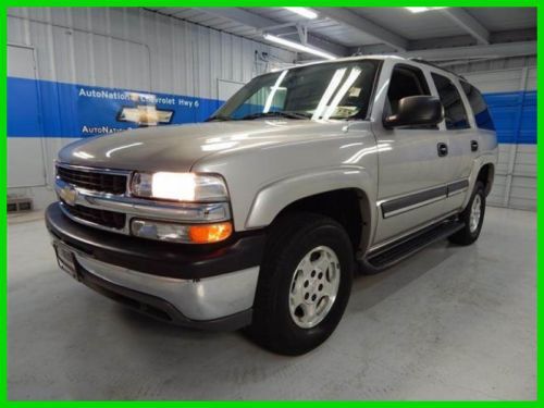 Chevy tahoe low miles 05 silver birch suv clean leather bose homelink we finance
