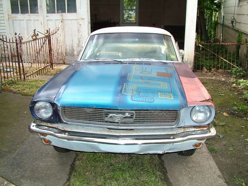 1966 ford mustang. 98,883 orig. miles! deluxe coupe! second owner! pony int.1965