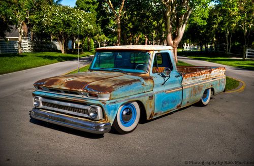 65 c10, rat rod truck,bagged, air ride, surfer, ron jon, chevy, 3100,no reserve